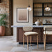 Riccio - Upholstered Stool - Cream - Simple Home Plus