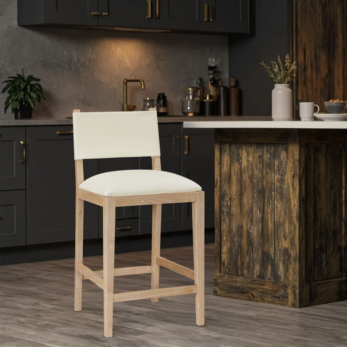 Avon - Vegan Leather Counter Stool - Simple Home Plus