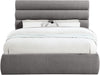 Adam - Chenille Fabric Bed With 52" Headboard - Simple Home Plus