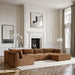 Shaggy - Fabric 5 Piece Modular U-Shaped Sectional - Simple Home Plus