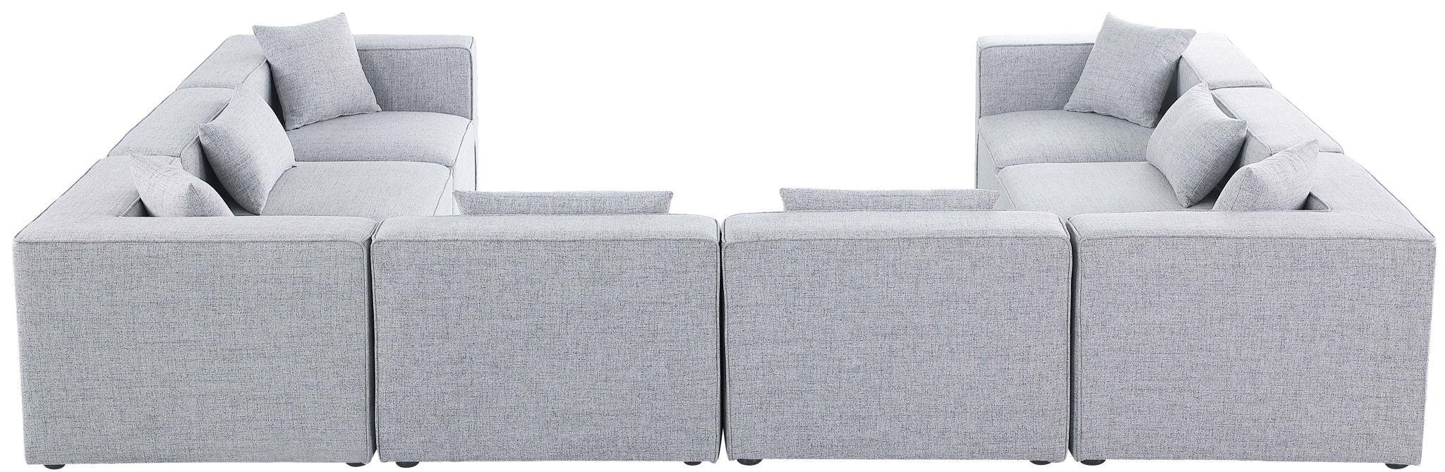 Cube - Linen 8 Piece Modular Sectional - Simple Home Plus