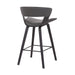 Jagger - Modern Barstool With Black Frame - Simple Home Plus