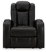 Caveman Den - Midnight - Power Recliner/ Adj Headrest - Simple Home Plus