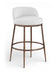Ferro - Performance Fabric Upholstered Bar Stool - Antique Bronze - Simple Home Plus