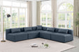Cube - 5 Piece Modular Corner Armless Sectional - Simple Home Plus