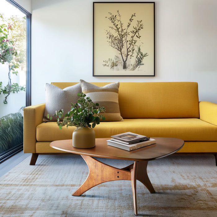 Blaze - Wood Triangle Coffee Table - Brown