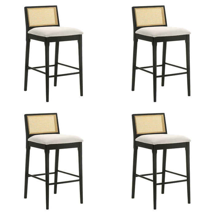 Tobias - Coastal Modern Wood Bar Height Kitchen Bar Stool - Simple Home Plus