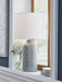Wimlow - Ceramic Table Lamp - Gray Blue - Simple Home Plus