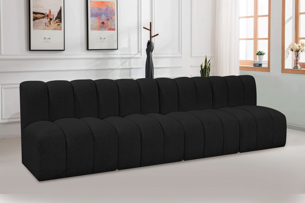 Arc - Boucle Fabric 4 Seats Modular Sofa - Simple Home Plus