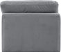 Indulge - Velvet Armless Chair - Simple Home Plus