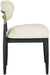 Riccio - Dining Side Chair (Set of 2) - Black And Gold Frame - Simple Home Plus
