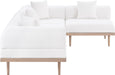 Laguna - 4 Piece 106.5" Upholstered Outdoor Patio Modular Sectional - Simple Home Plus