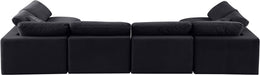Comfy - 6 Piece Velvet Modular Armless Sectional - Simple Home Plus
