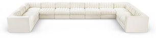 Rummi - Velvet Performance Fabric Upholstered 11 Piece Modular Sectional - Simple Home Plus