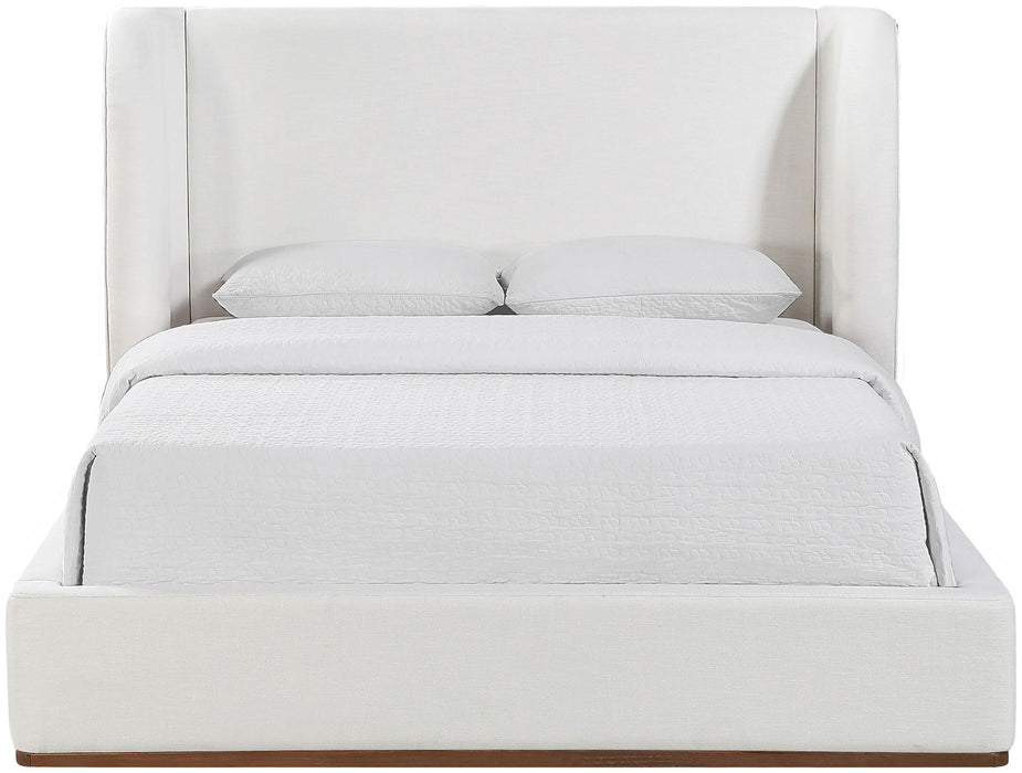 Aurin - Fabric Upholstered Bed - Simple Home Plus
