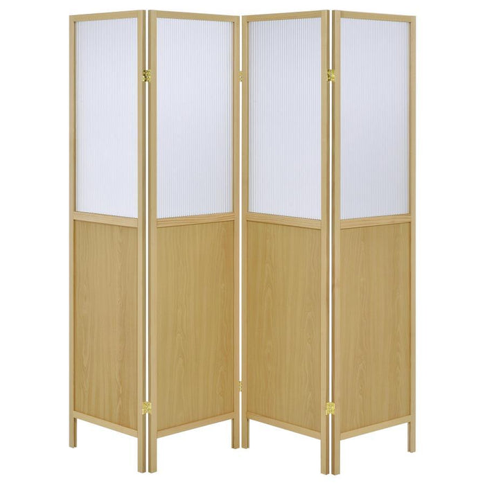Mattison - 4-Panel Room Divider Folding Shoji Screen - Simple Home Plus