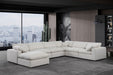 Comfy - 7 Piece Linen Modular Sectional With Chaise - Simple Home Plus