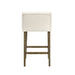 Fauna - Modern Transitional Wood Counter Height Kitchen Bar Stool - Simple Home Plus