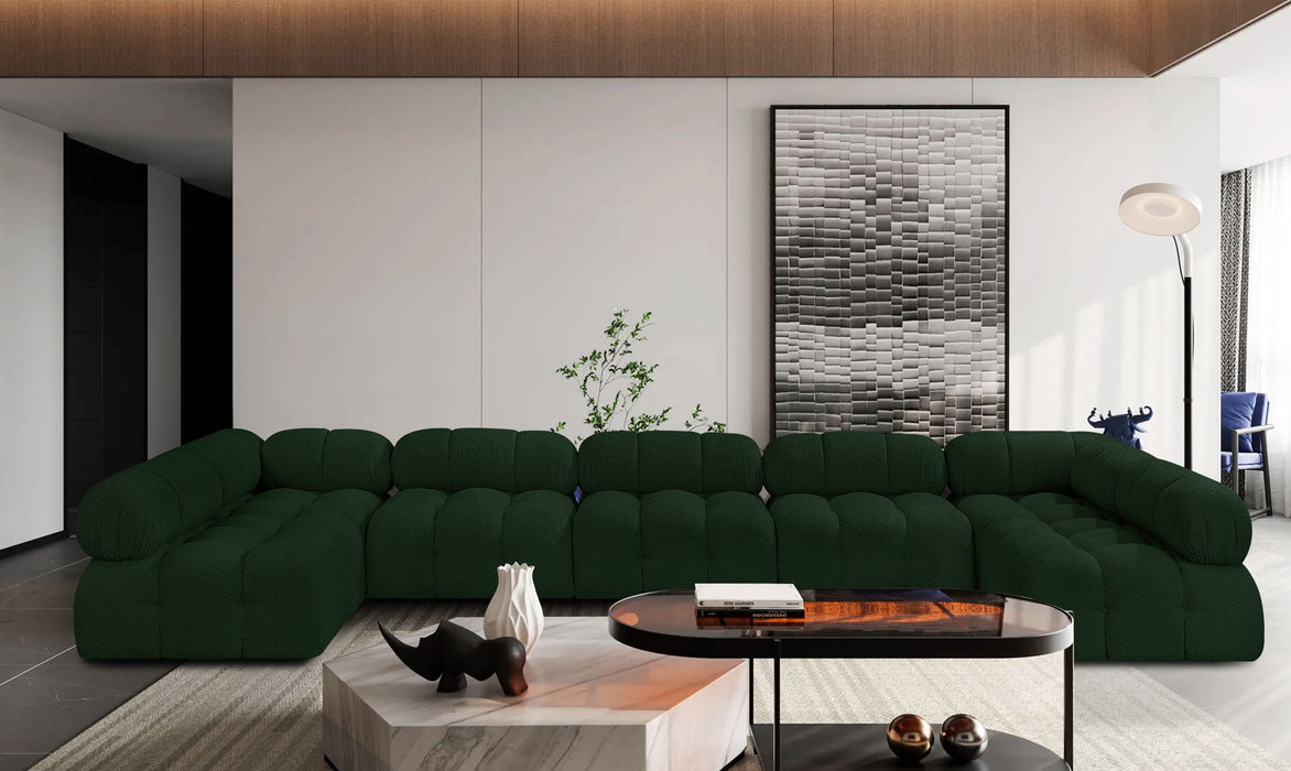 Ames - 7 Piece Boucle Fabric Modular Sectional - Simple Home Plus