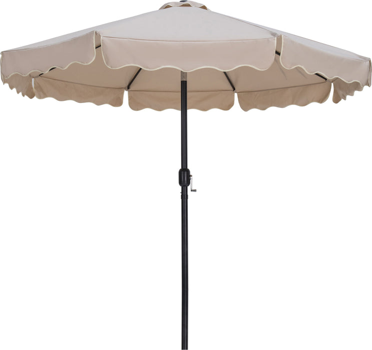 Amalfi - Aluminum Patio Umbrella - Black Base / Black Pole - Simple Home Plus