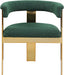 Romeo - Boucle Dining Chair With Gold Base (Set of 2) - Simple Home Plus