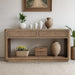 Emil - Console Table - Driftwood - Simple Home Plus