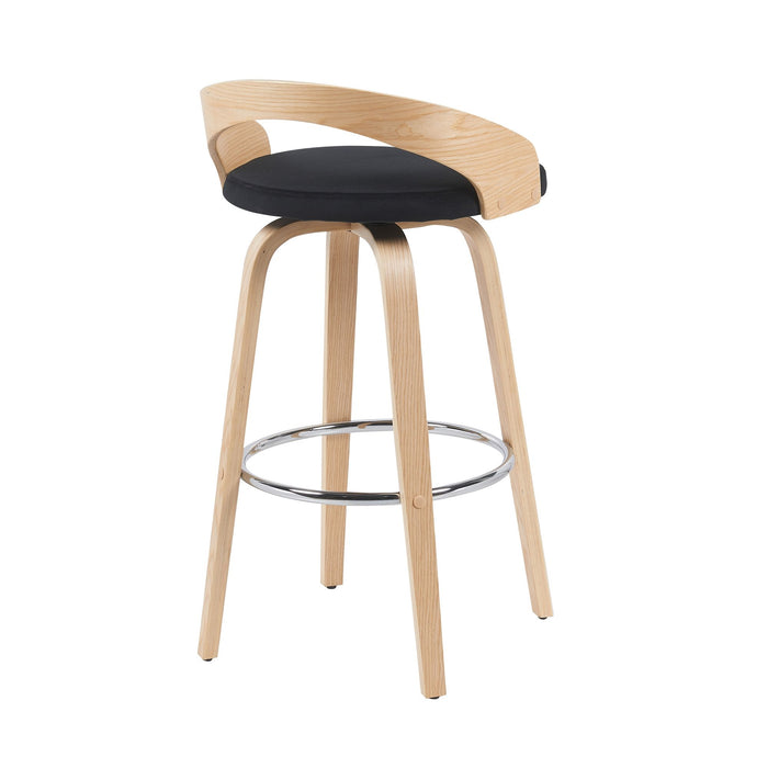 Sonia - Swivel Bar Height Stool - Brown - Simple Home Plus