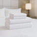 Percale Weave - Queen Luxury Cotton Sheet Set - Bright White - Simple Home Plus
