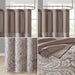 Aubrey - Shower Curtain - Blue / Brown - Simple Home Plus