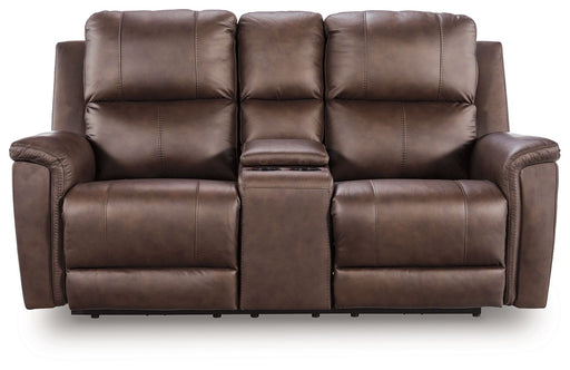 Bleckley - Power Reclining Loveseat With Console / Adjustable Headrest - Simple Home Plus