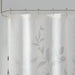 Cecily - 72" Burnout Printed Shower Curtain - Gray - Simple Home Plus