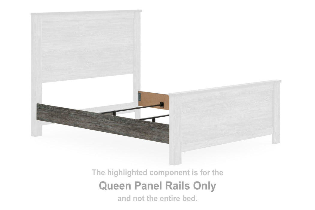 Frandern - Queen Panel Rails - Gray - Simple Home Plus