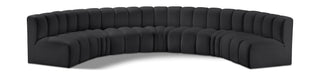 Arc - Faux Leather 7 Piece U-Shaped Modular Sofa - Simple Home Plus