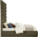 Adam - Boucle Fabric Bed With 89" Headboard - Simple Home Plus