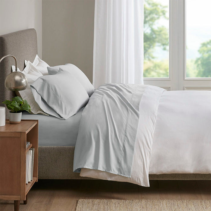 King Smart Cool Microfiber Sheet Set - Light Gray - Simple Home Plus