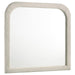 Sonya - Upholstered Bedroom Dresser Mirror - Ivory - Simple Home Plus