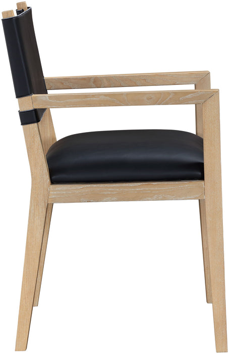 Avon - Vegan Leather Dining Arm Chair - Simple Home Plus