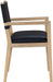 Avon - Vegan Leather Dining Arm Chair - Simple Home Plus