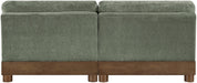 Turin - Chenille Fabric Upholstered Modular Sectional - Green - Simple Home Plus
