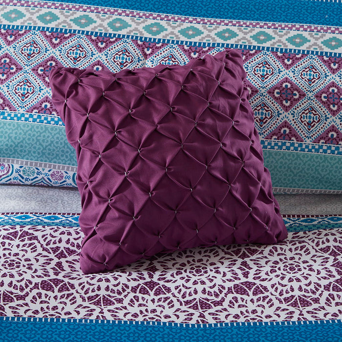Joni - Twin Comforter Set - Purple - Simple Home Plus