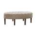 Martin - Surfboard Tufted Ottoman - Linen - Simple Home Plus