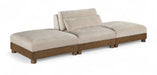 Turin - Chenille Fabric Upholstered Modular Sectional - Taupe - Simple Home Plus