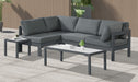 Nizuc - Outdoor Patio 4 Piece Modular Sectional With Gray Frame - Simple Home Plus