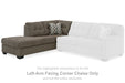 Mahoney - Laf Corner Chaise - Chocolate - Simple Home Plus