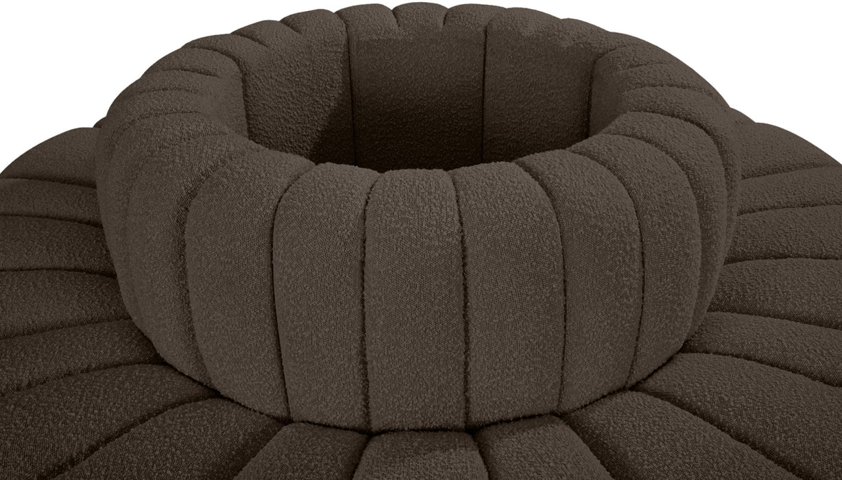 Arc - Boucle Fabric 8 Piece Round Modular Sofa - Simple Home Plus