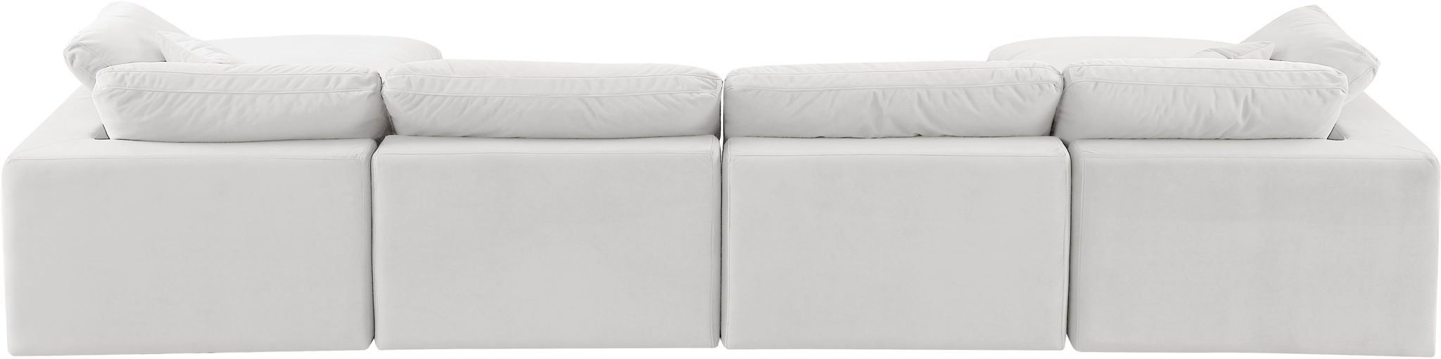 Comfy - 6 Piece Velvet Modular Double Chaise Sectional - Simple Home Plus
