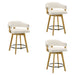 Callah - Contemporary Natural Wood Counter Height Kitchen Bar Stool - Simple Home Plus
