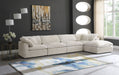 Cozy - 5 Piece Modular Sectional With Chaise - Simple Home Plus