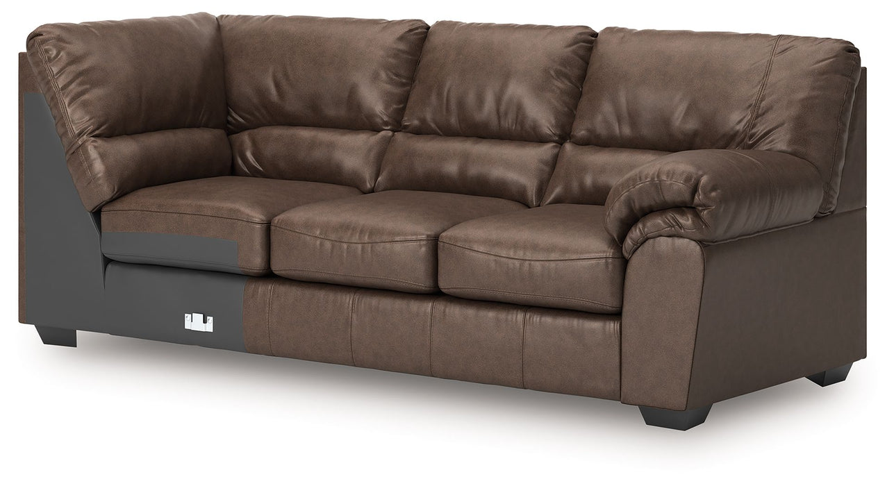 WillowBend - RAF Sofa With Corner Wedge - Umber - Simple Home Plus