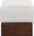 Havre - Ottoman / Stool With Brown Base - Simple Home Plus